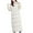 White, variant on Lovskoo Womens Winter Coats Hooded Quilted Jacket Long Sleeve Long Cotton Padded Coat White