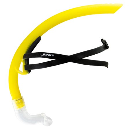 FINIS Stability Swimming Snorkel in Speed Yellow with Adjustable Strap