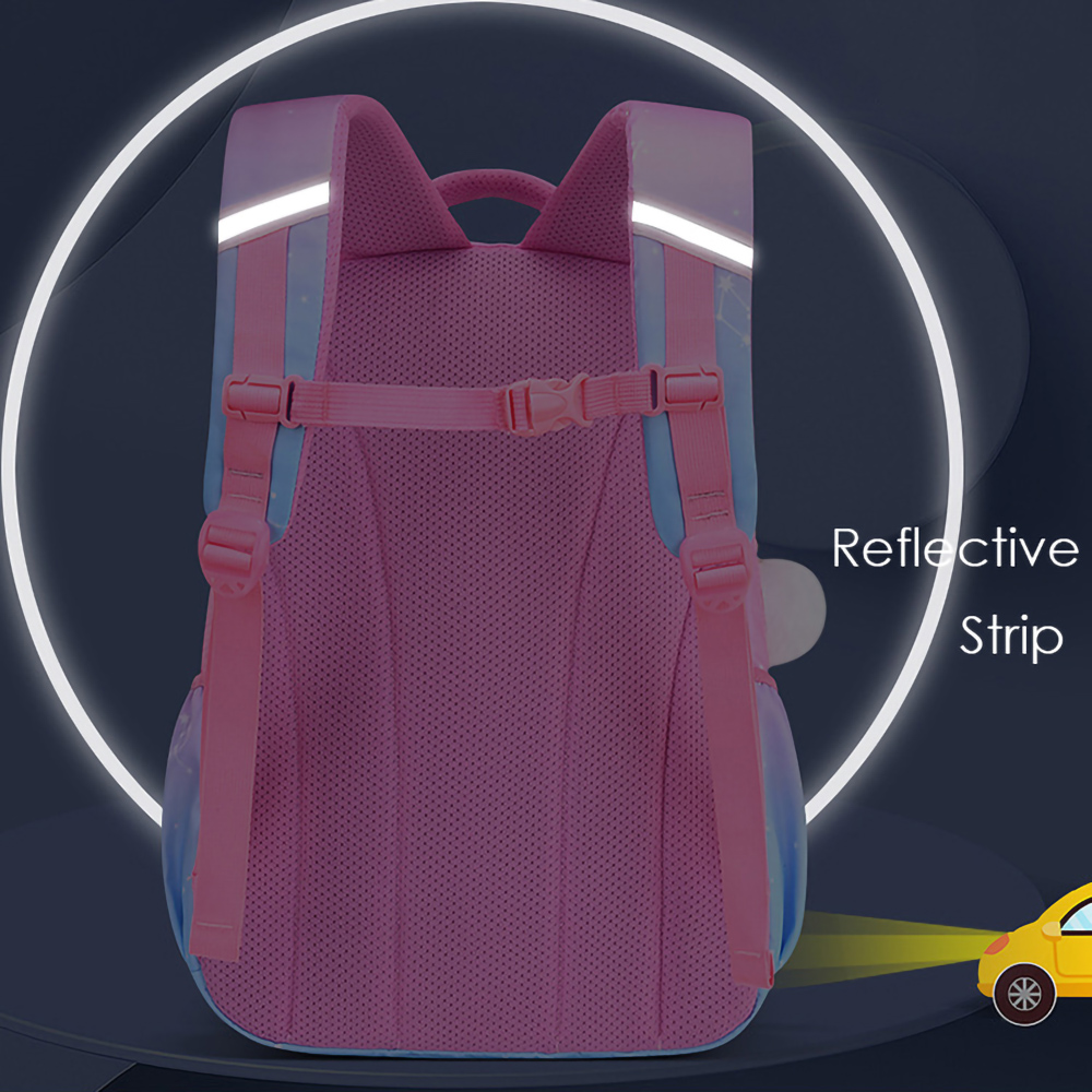 Mochila escolar Gmdisc para niñas, morral de moda para libros, temporada escolar, regalo, rosa 8
