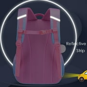 Gmdisc School Backpack for Girls, Fashion Waterproof School Bag Large Capacity Kids Backpack Lightweight Bookbag for Primary Elementary Middle School, Pink