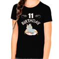 thumbnail image 2 of 11th Birthday Girl Shirt 11 Year Old Girl Birthday Shirt Cat Shirts for Girls Cute Girls Birthday Shirt, 2 of 7