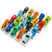 15 Pieces Die-Cast Metal Racing Car, High Speed Chasers, Street Racer Sports Car Vibrant, Colorful Play Set for Kids