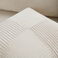 thumbnail image 5 of Fancy Homi 2 Pcs Cream Euro Decorative Throw Pillow Covers 26x26 inch for Living Room Couch Bed, Rustic Farmhouse Boho Home Decor, Soft Corss Corduroy Patchwork Textured Square Cushion Case 66x66 cm, 5 of 9