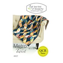Metro Twist Quilt Pattern by Jenny Pedigo of Sew Kind of Wonderful