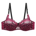 thumbnail image 5 of Sakmal Womens Bras Plus Size Underwire Seamless Lace Soft Cup Pink Womens Bras 5X, 5 of 5