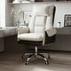 thumbnail image 3 of Floor Nordic Office Chair Swivel Working White Mobile Armchairs Aluminium Salon Wheels Relax Silla De Oficina Office Supplies My Lux Decor Round, 3 of 20