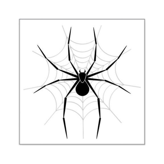 CafePress - Spider Web Square Sticker 3 X 3 - Square Sticker 3" x 3"