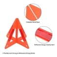thumbnail image 3 of Unique Bargains Car Warning Triangle Foldable for Breakdown Roadside Safety Road Stop Sign 1 Pcs, 3 of 7