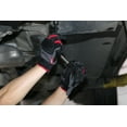 thumbnail image 3 of Hyper Tough High Performance Black Synthetic Leather Mechanic Gloves, Men's Medium, 1pair, 3 of 8