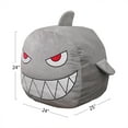 thumbnail image 2 of Shark Stuffed Animal Toy Storage Boys Bean Bag Chair, Kids Beanbag Chairs for Room Decorations, Large Size Velvet Extra Soft(STUFFING NOT INCLUDED), 2 of 6
