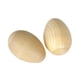 thumbnail image 3 of 2 huevos musicales de madera con arena, maracas, ligeros, compactos, para Pascua. M, 3 of 9