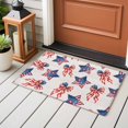 thumbnail image 6 of Rectangle Rug 2x3ft Area Rug, 4th of July Stripes and Stars Bow Area Rugs for Living Room Bedroom, Vintage Independence Day Floor Mat Non-Slip Non-Shedding Carpet Indoor Accent Rugs, 6 of 9