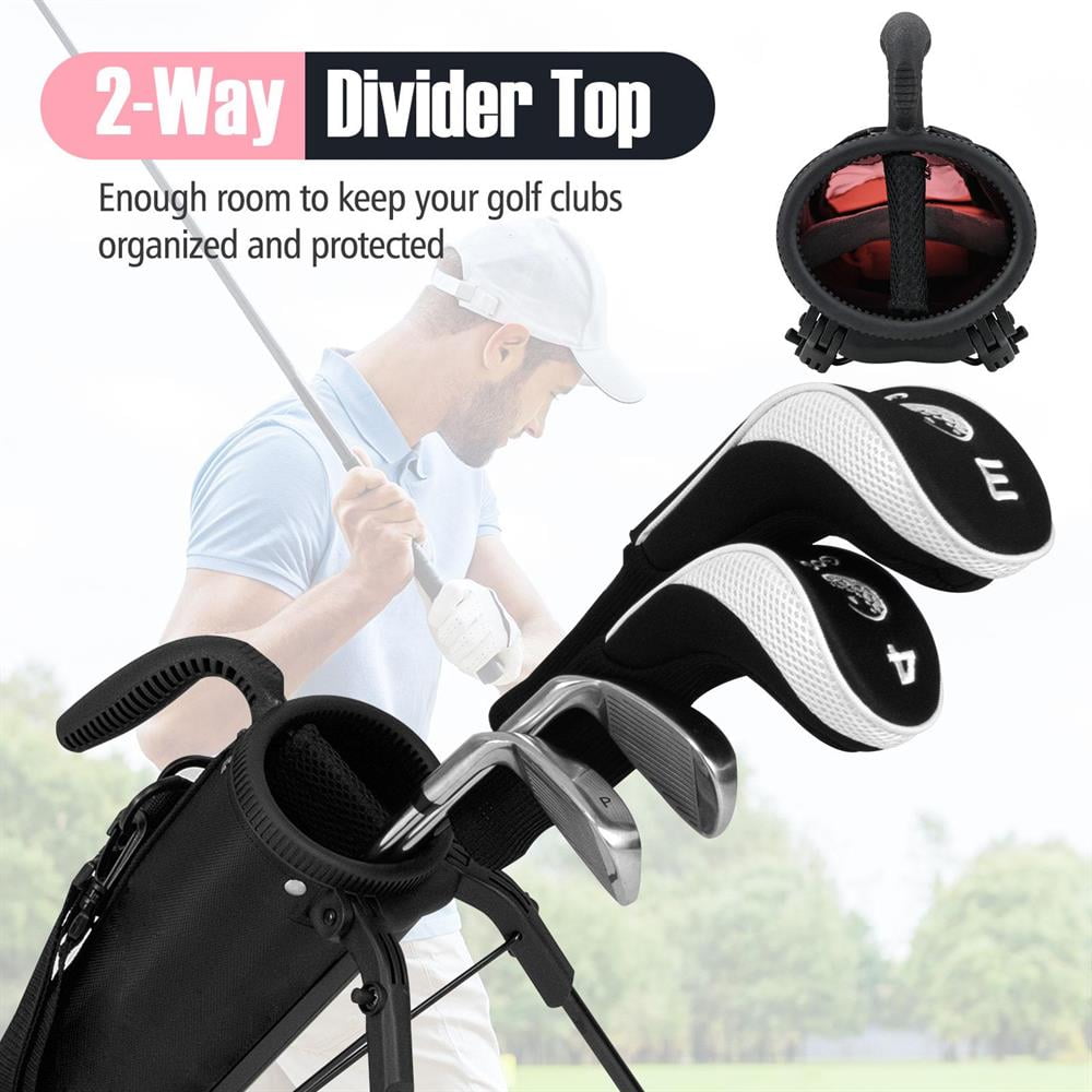 Topcobe Golf Stand Bag Lightweight for The Driving Range-Pink, Indoor Sports Equipment