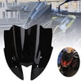 thumbnail image 5 of Motorcycle Black Windshield Viser VIsor for Kawasaki Z800 2012-2016, 5 of 5