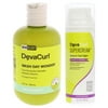 DevaCurl DevaCurl Kit , 2 Pc Kit 12oz Wash Day Wonder Detangler - NP, 5.1oz Supercream Coconut Curl Styler- Pack of 2