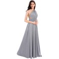 thumbnail image 3 of Robes Transformatrices/enveloppantes pour Femmes Robe Longue Maxi Cocktail, 3 of 5