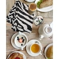 thumbnail image 4 of Black White Zebras Kitchen Dish Towels for Drying Dishes Set of 2, Vintage Abstract Art Waffle Weave Microfiber Hand Tea Bathroom Towels Quick Dry & Absorbent Towel 15.7x23.6, 4 of 7