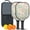 Pioneer Flower Floral, variant on Pickleball Paddles Set,Pioneer Flower Floral Print Pattern Fiberglass Surface Pickleball Racket Set with 2 Indoor Outdoor Pickleball Balls and Pickleball Bag,Pickle-ball Equipment