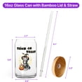 thumbnail image 5 of Trick or Treat Devon Rex Needs Candy Happy Halloween Night 16oz Glass Cup Mug Cat Lover Kitten Owner Gifts Glass Can with Bamboo Lid and Straw - 02020, 5 of 5