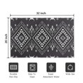 thumbnail image 5 of Black and White Geometric Boho Pattern Door Rugs,Washable Non Slip Door Mats Indoor,Decorative Door Mats,Entry Mat Indoor for Entrance,Bedroom,Kitchen,Bathroom,20"x32", 5 of 6