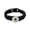 Black, variant on Snap Jewelry Paracord Bracelet with 1 Snap Holder in Rainbow Color, Youth Small 7 Inch Size