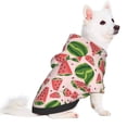 thumbnail image 2 of Honeii Watermelon Print Small Dog Hoodies Pet Hooded Sweatshirts Fall Winter Puppy Cat Sweaters Warm Clothes for Small Dogs Outfits Costume-Medium, 2 of 7