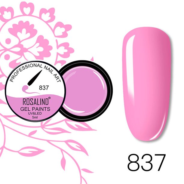 ROSALIND Semi permanente barniz pintura Gel polaco para uñas arte uñas Gel Base capa superior para UV LED Soak Off Gel esmalte de uñas Tan Jianjun unisex