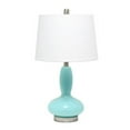 thumbnail image 1 of Elegant Designs Contemporary Curved Glass Table Lamp&amp;#44; Seafoam, 1 of 4