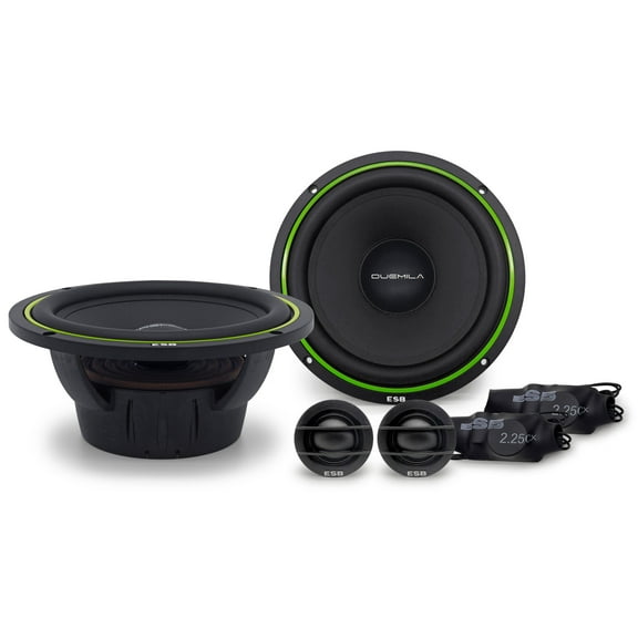 ESB AUDIO 2.6K2X 2-Way 6.5" COMPONENT Speaker System with 1"/25 mm Tweeter