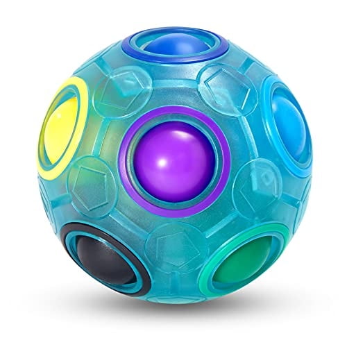 Vdealen Magic Rainbow Puzzle Ball Fidget Ball Puzzle Game