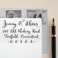 thumbnail image 1 of Self Inking Custom Return Address Stamp Family Address Rubber Personalized Stamp Proposal Gift Idea, 1 of 1