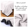 thumbnail image 6 of Qocolhg Solid Color Summer Cooler Quilt Twin Size - Cooling Blankets for Hot Sleepers, Skin-friendly Plain Printed Washed Cotton Summer Quilt, Bedding Soft Coverlet Quilts for Kids, 59x79 inch Coffee, 6 of 8