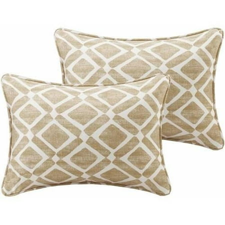 UPC 675716745349 product image for Home Essence Natalie Diamond Printed Oblong Pillow Pair | upcitemdb.com