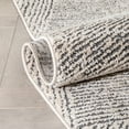 thumbnail image 6 of Well Woven Malaga Enzo Geometric Lines Beige 5'3" x 7'3" High-Low Area Rug, 6 of 8