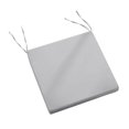 thumbnail image 1 of Cojines de asiento para comedor con correas para interior y exterior, con lazo extraíble para jardín Gris, 1 of 9