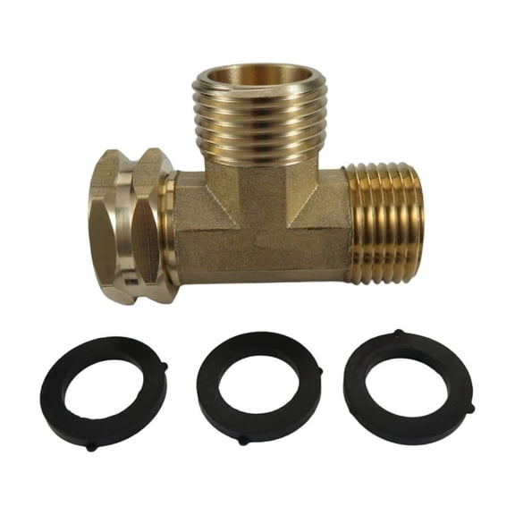 3/4Inch Garden Hose Connector Water Hose Splitters T Joint Garden Hose Fitting