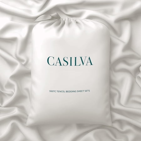 Eucalyptus Sheets - Infused with Silver for Anti-Odor, Softer Than Silk Fibers, More Cooling Than Cotton - Perfect for Hot Sleepers & Sensitive Skin - 100% Tencel Lyocell - King Sheet Set