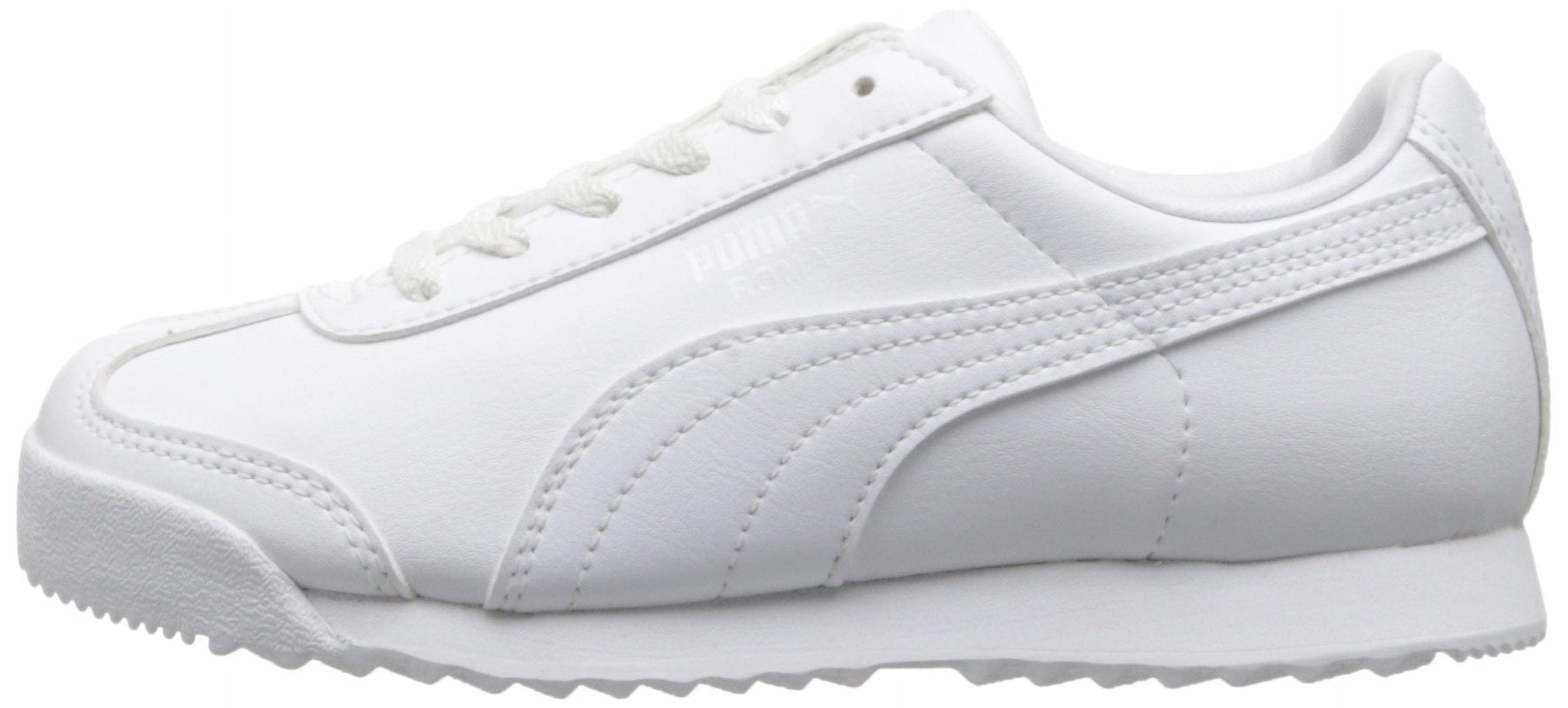 Puma 354260-14: Kids' Roma Basic K White Sneaker (6 M US Toddler