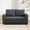 Dark Gray, variant on 3-in-1 Upholstered Futon Sofa Convertible Sofa bed,Foldable Tufted Loveseat with Pull Out Sleeper Couch Bed,Folding Mattres Love Seat Daybed W/Side Pockets and Cup Holder