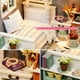 thumbnail image 2 of Casa de muñecas DIY en miniatura Vintage casa de muñecas hecha a mano colorida decoración accesorio cumpleaños juguetes hogar interior adulto Kits y herramientas para tallar como se muestra 2 Toystoory HA075043-02, 2 of 6