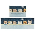 thumbnail image 1 of Juego de alfombrillas de cocina REGALWOVEN de 2, alfombrillas antideslizantes, alfombrillas acolchadas, tama?o de gato 16" x 24" + 16" x 47", 1 of 1