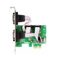 thumbnail image 3 of 5X PCI Express 2 Puertos Serial RS232 Com Db9 Tarjeta Controladora PCI-E 1.0 x 1 Chip WCH382 con Soporte de Perfil Bajo, 3 of 7