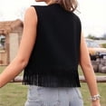 thumbnail image 6 of Fringe Vest Womens Western Wear Country Concert Outfit 70s Outfits For Women Cowgirl Outfits, 6 of 6