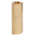 thumbnail image 1 of Bougeoir Hexagonal Incliné de Luxe Doré, 1 of 1