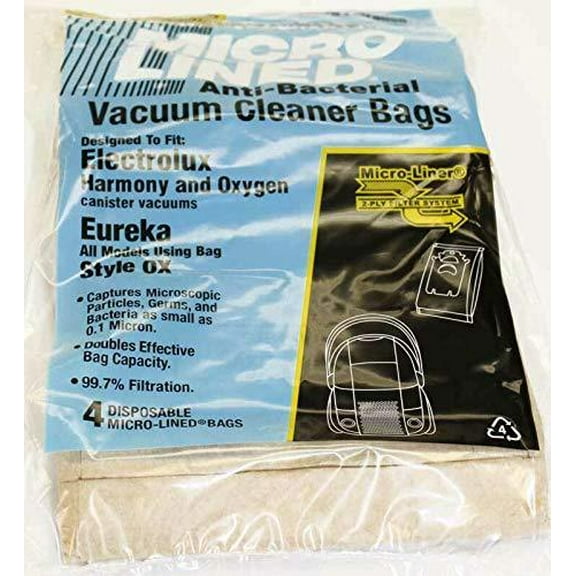 DVC Sanyo Style PU-1 571245 Micro Allergen Vacuum Cleaner Bags Made in USA [ 12 Bags ]