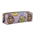 thumbnail image 1 of Disketp Cute Donuts Estuche de Lápices de Cuero con Cierre, Estuche Compacto para Papelería, Bolígrafos y Accesorios Pequeños, 1 of 7