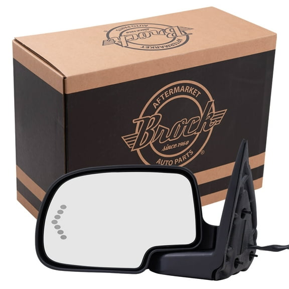 Brock Power Mirror for 2003-2006 Silverado 1500 15124827 / 88980721 Substitute Left 2003-2006 Tahoe