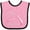Pink and Black, variant on Inktastic Hope Believe Breast Cancer Ribbon Boys or Girls Baby Bib
