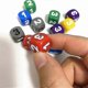 thumbnail image 3 of 10 piezas Número 1 2 3 1 2 3 D6 14 mm Dados acrílicos Dados de 6 lados para juegos de mesa Cubos 6 colores Shry, 3 of 3