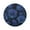 Deep Blue Flower, variant on 15.4" Round Placemat Set of 1 Polyester Fabric Place Mats Non-Slip Dining Kitchen Table Mats for Kitchen Party Decor Watercolor Dandelions Pattern